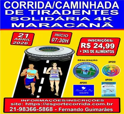 Corrida e Caminhada Solidária de Tiradentes - Etapa Maracanã