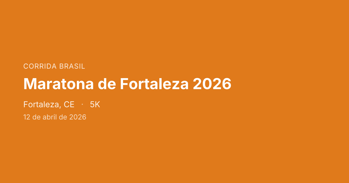 Maratona de Fortaleza