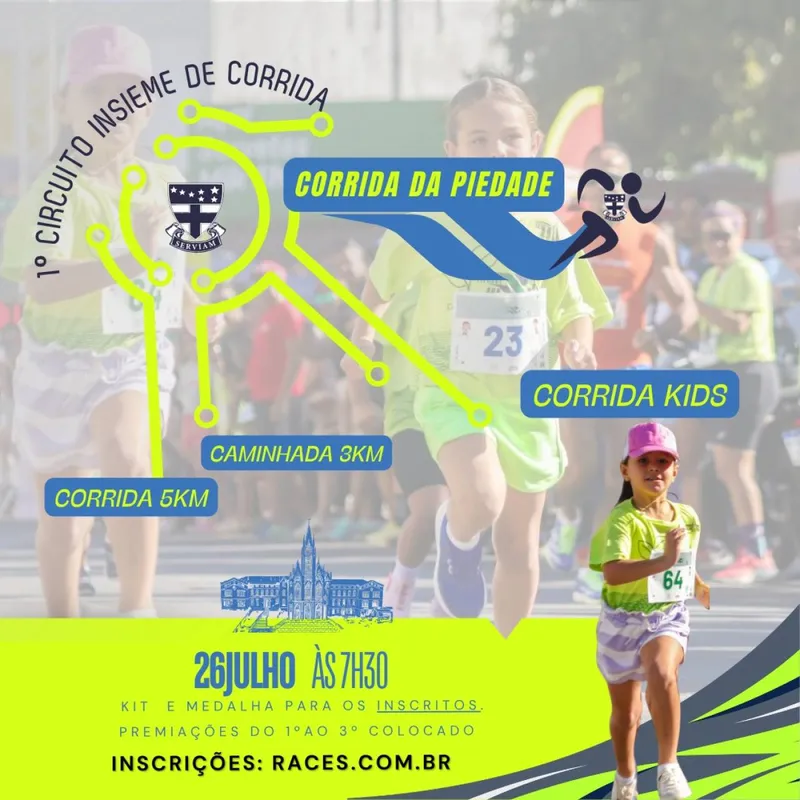 Corrida Kids da Piedade - 1° etapa circuito INSIEME