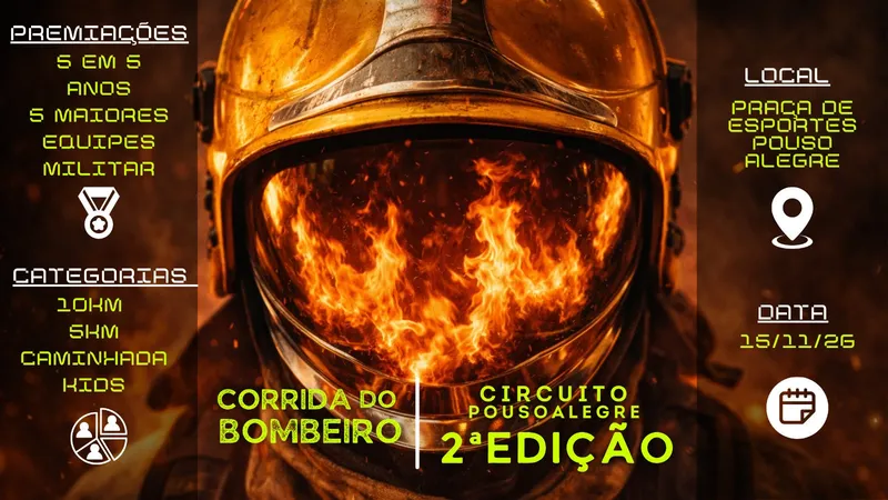 Corrida do Bombeiro - 2ª Edição