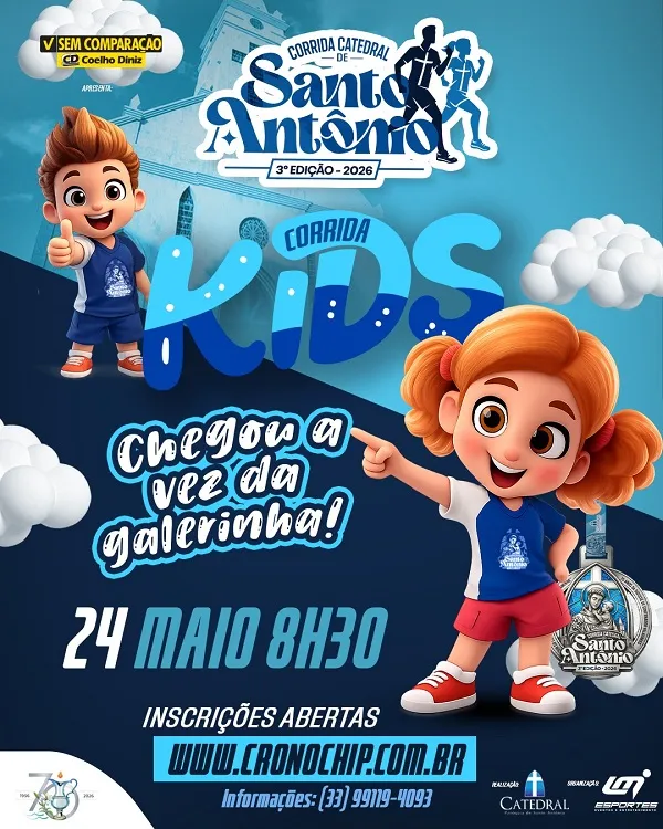 3ª Corrida Kids Catedral de Santo Antônio de Governador Valadares