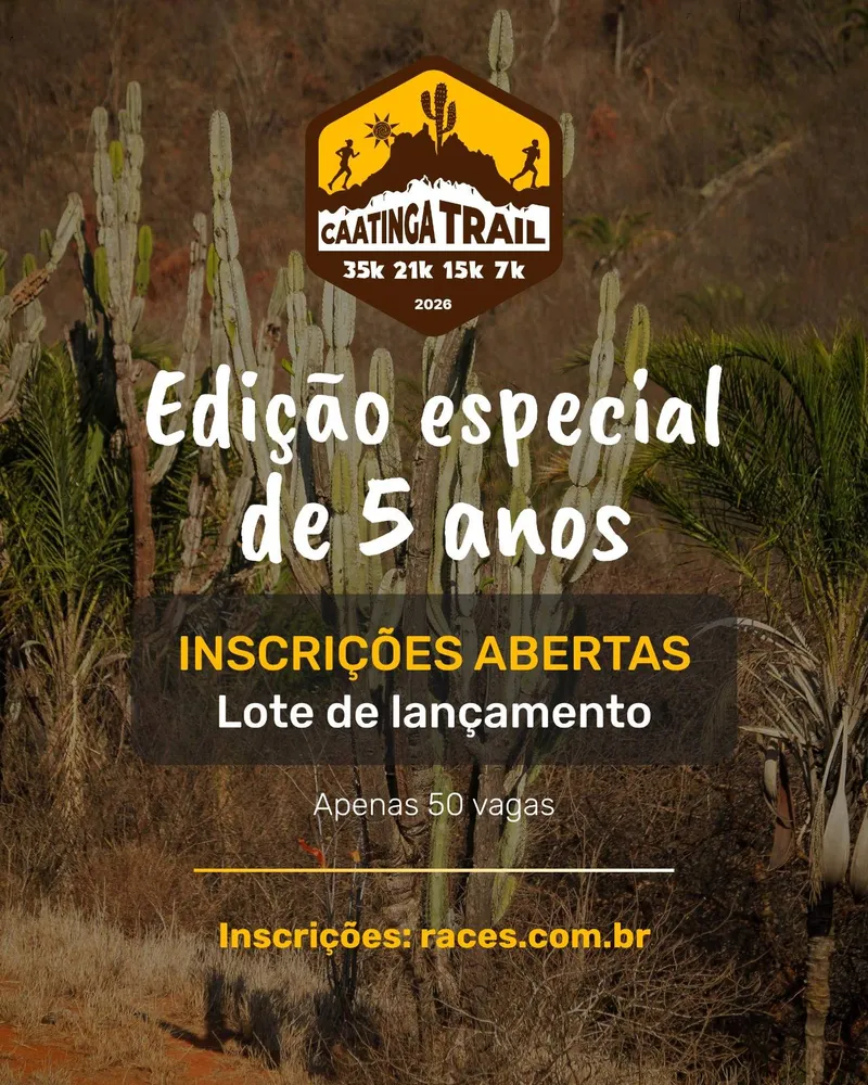 Caatinga Trail 2026 - Edição Especial 5 Anos