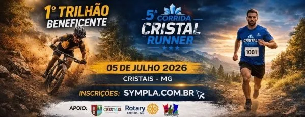 5ª Corrida - Cristal Runner e 1º Pedal Solidário