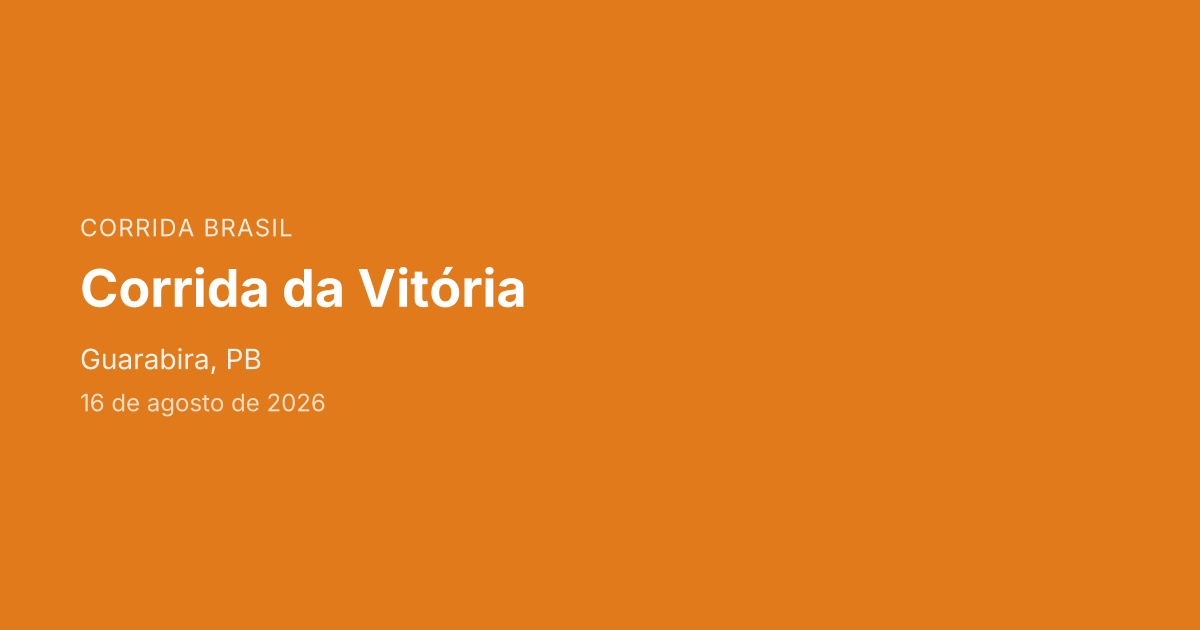 Corrida da Vitória
