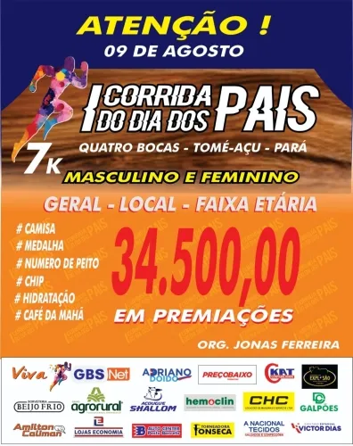 I Corrida de Dia dos Pais