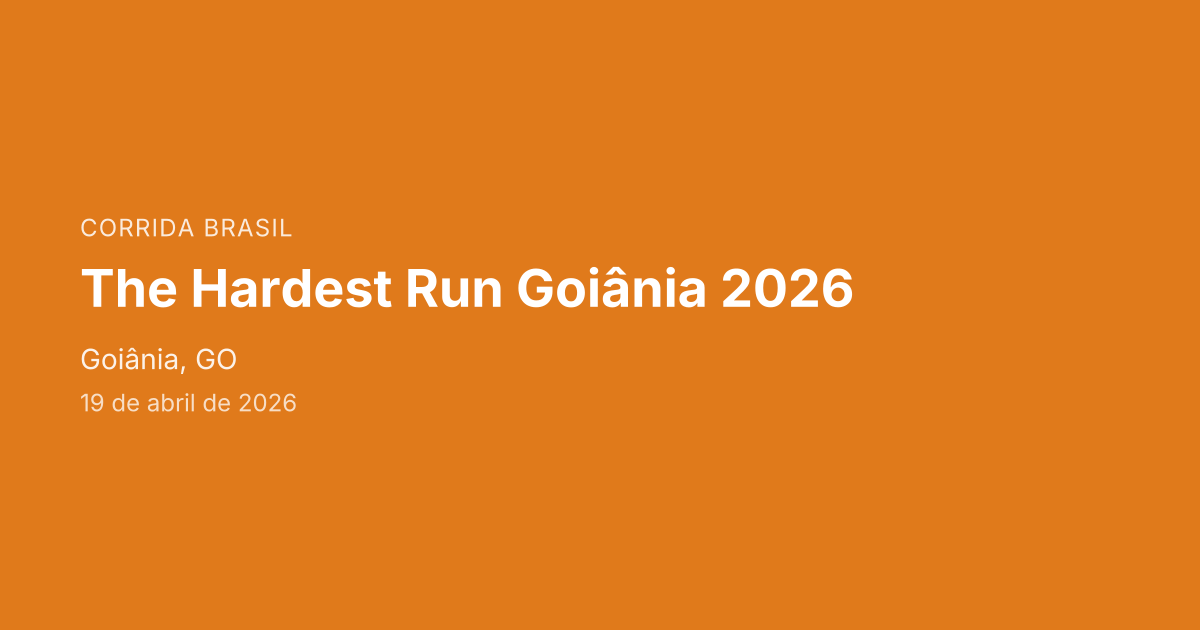 The Hardest Run Goiânia