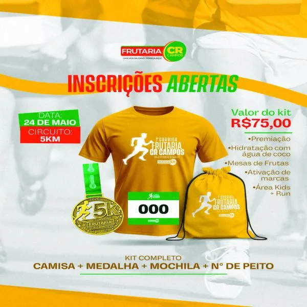 1ª Corrida Frutaria CR Campos