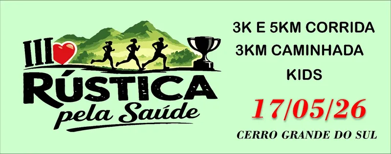 3ª Rústica pela Saúde