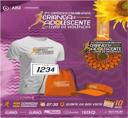 Corrida e Caminhada Criança e Adolescente Livre da Violência