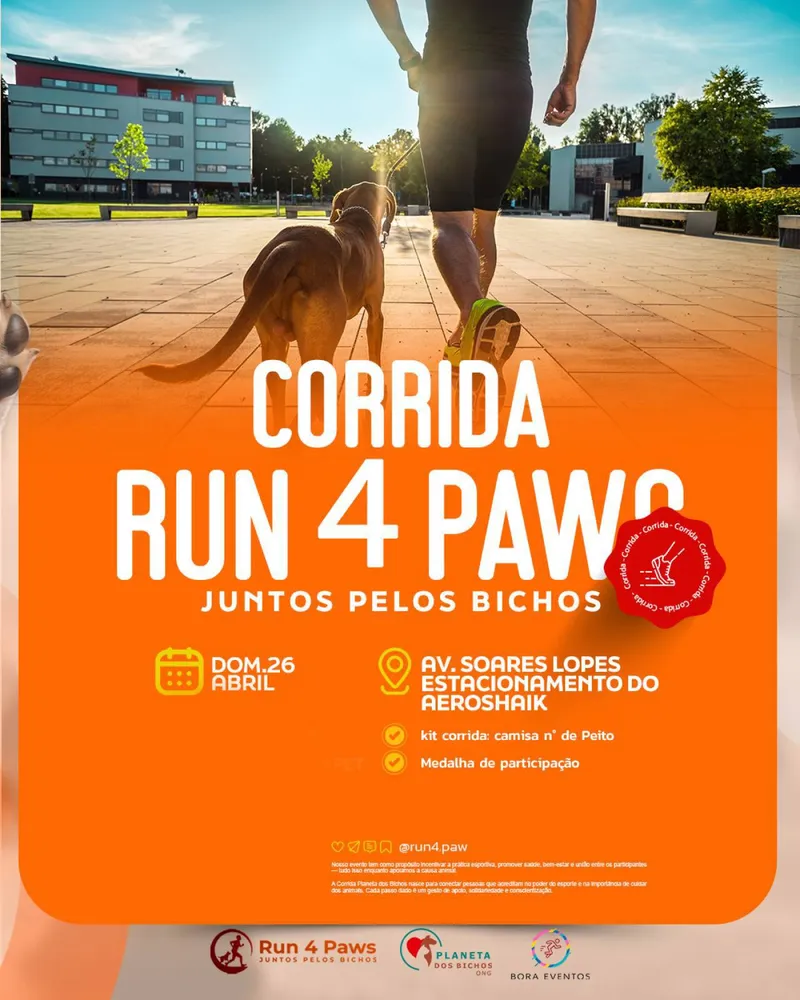 Run 4 Paws - Juntos Pelos Bichos