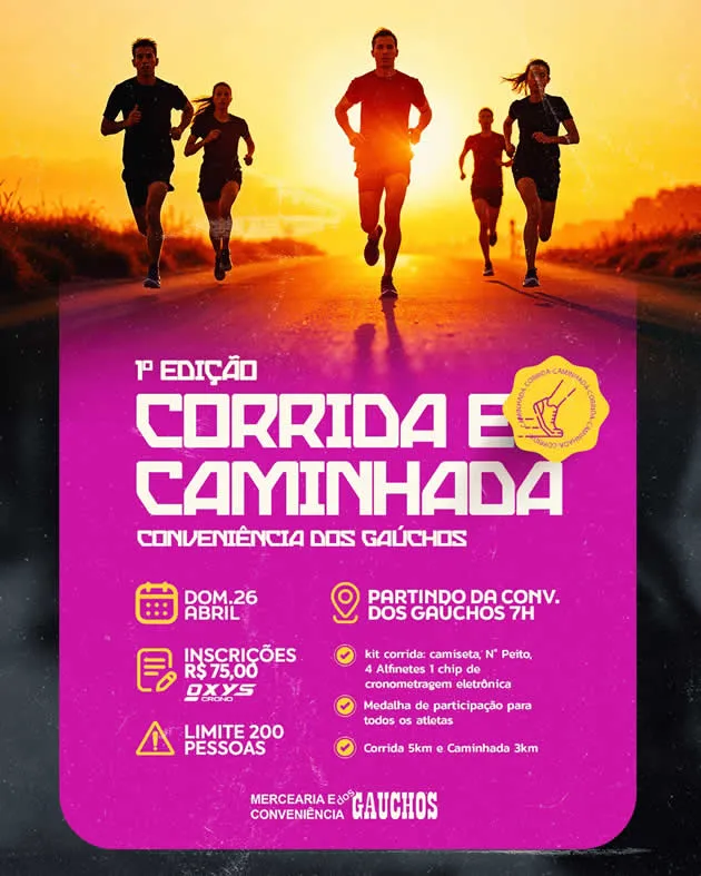 1ª Corrida da Mercearia e Conveniência dos Gauchos