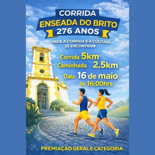 Corrida Enseada do Brito 276 anos