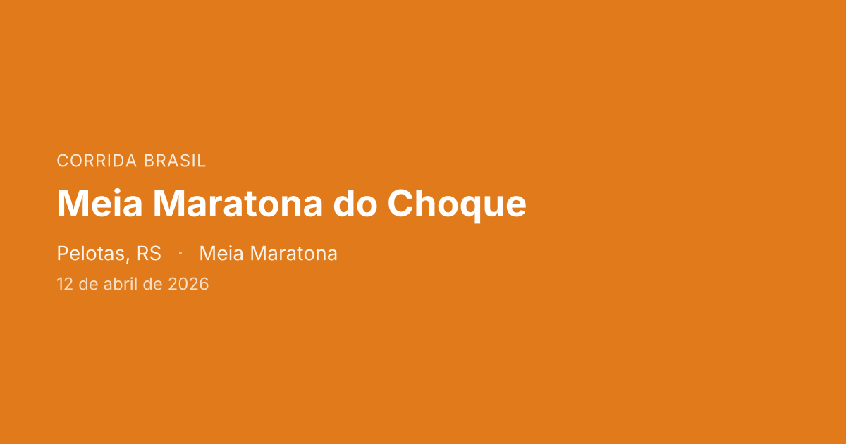 Meia Maratona do Choque