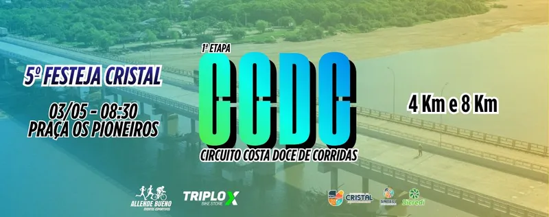Circuito Costa Doce de Corridas 2026 - Etapa Cristal - Rs
