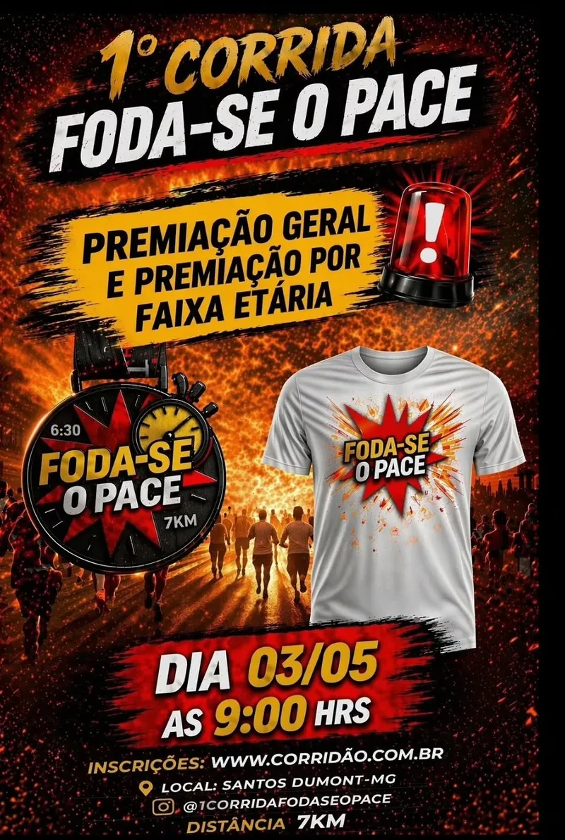 1ª Corrida Foda-se o Pace
