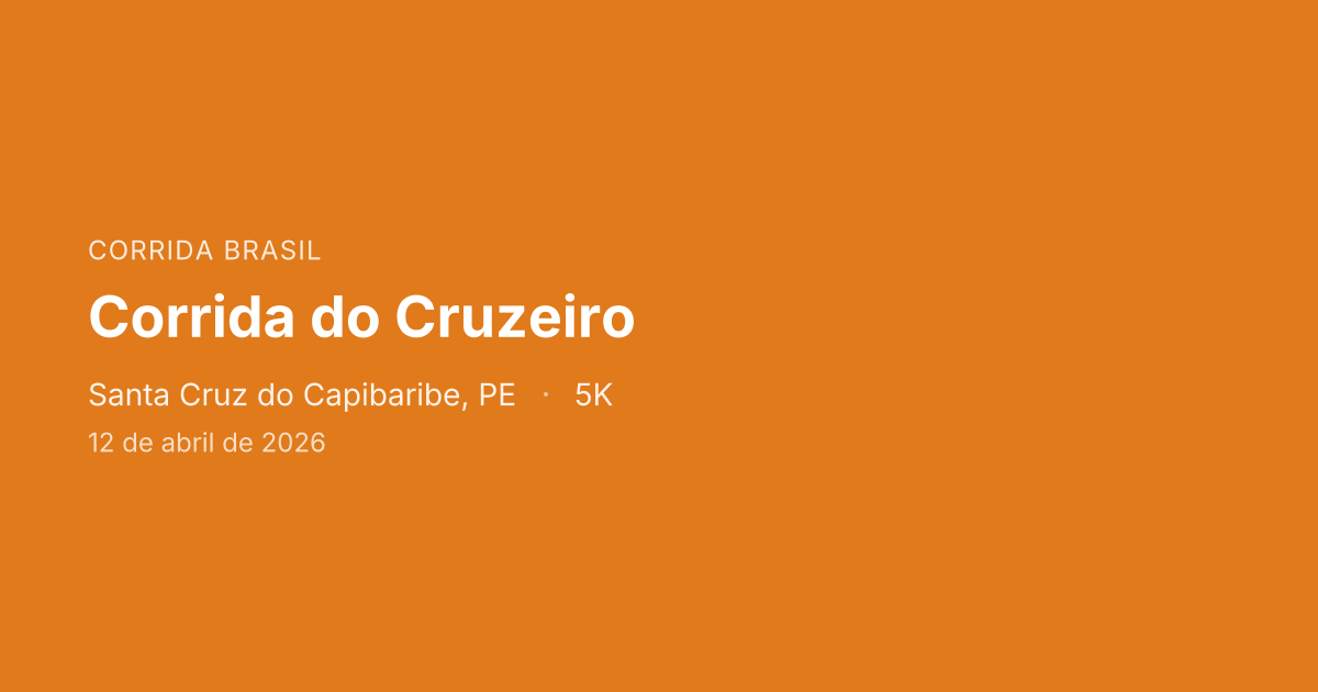 Corrida do Cruzeiro