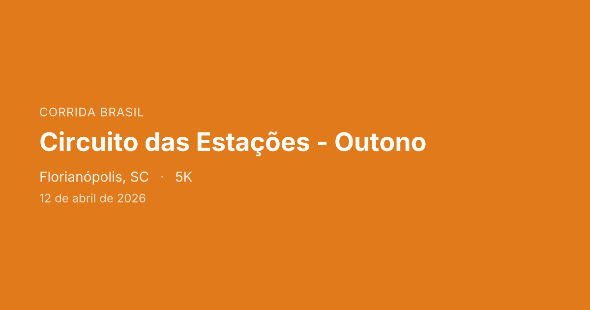 Circuito das Estações - Outono