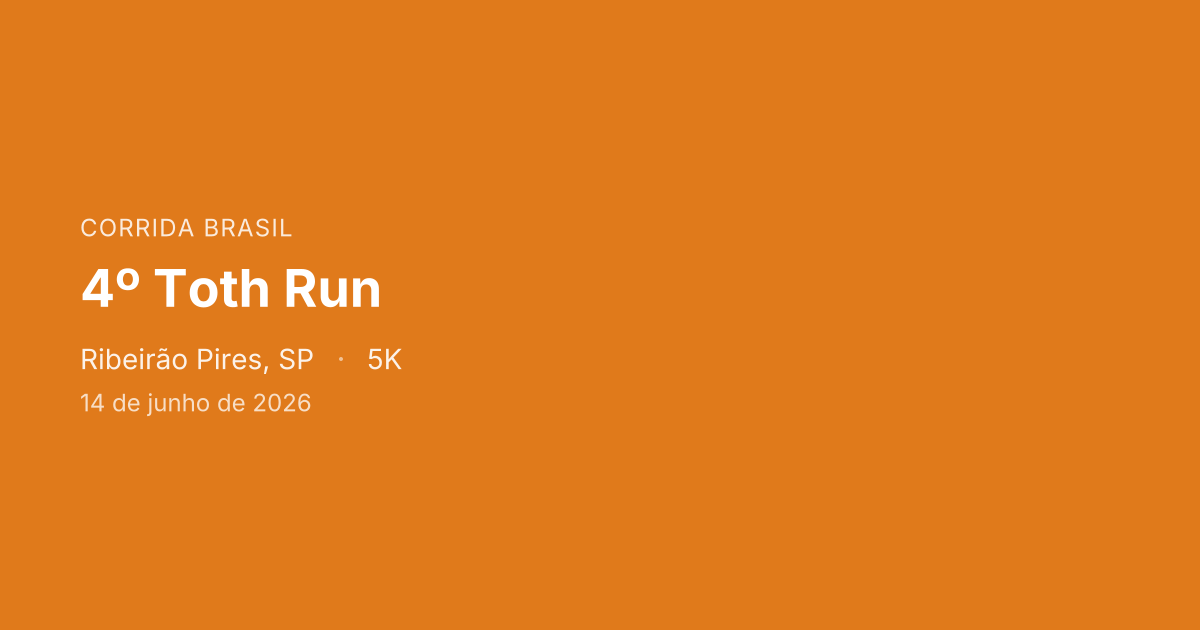 4º Toth Run