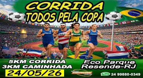 Corrida Todos Pela Copa -   Resende  RJ