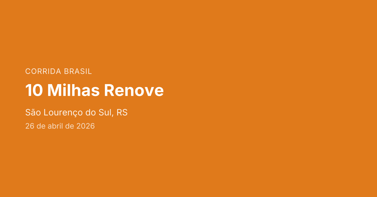 10 Milhas Renove