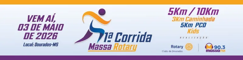 1ª Corrida Massa Rotary Dourados