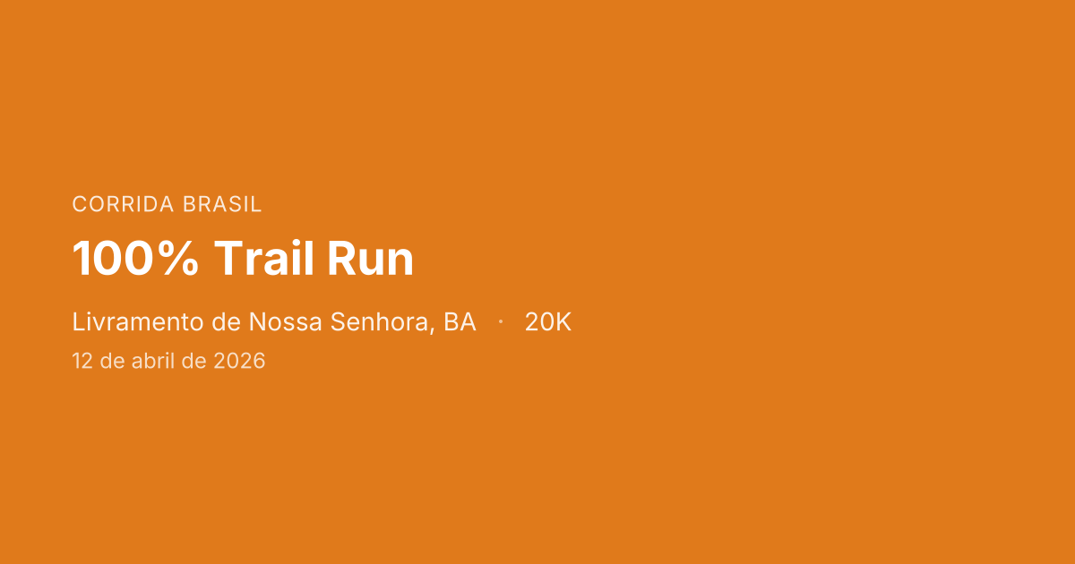 100% Trail Run