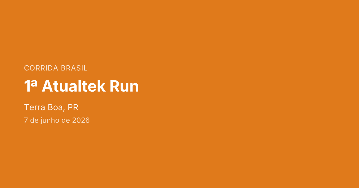 1ª Atualtek Run