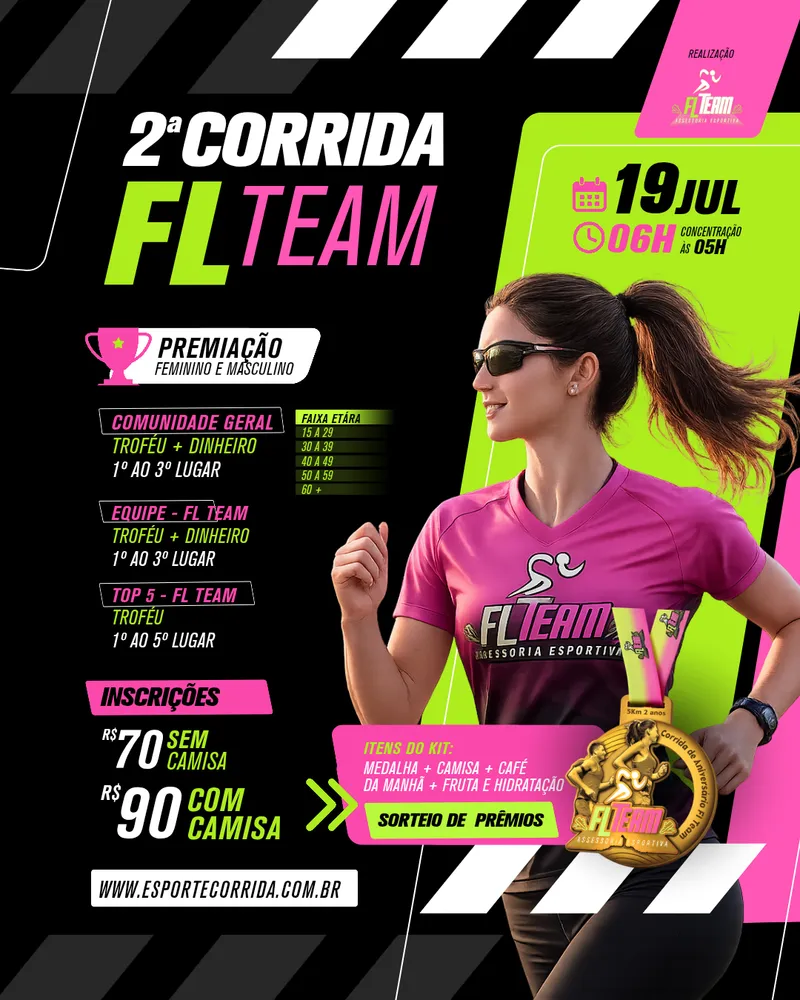 2ª Corrida de Aniversário Fl Team
