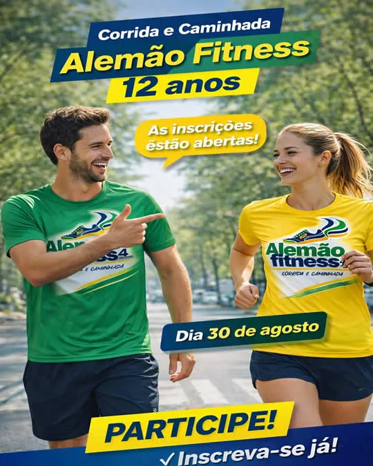 Corrida e Caminhada Alemão Fitness 12 Anos
