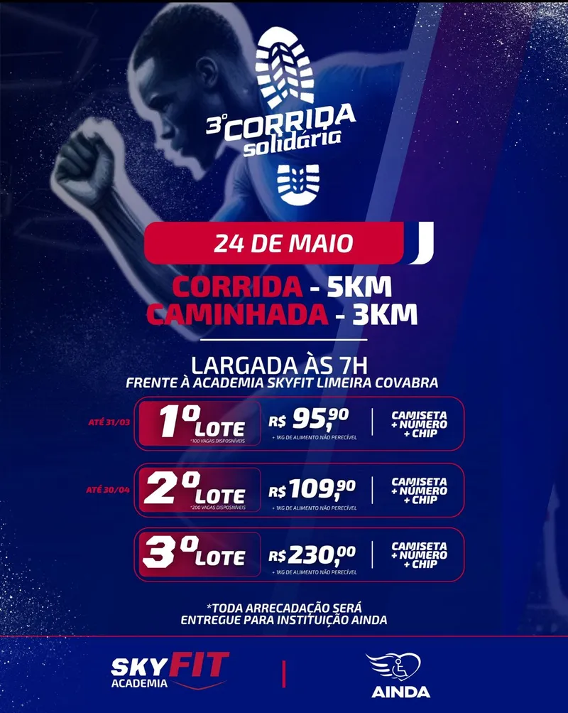 3ª Corrida Solidária SkyFit