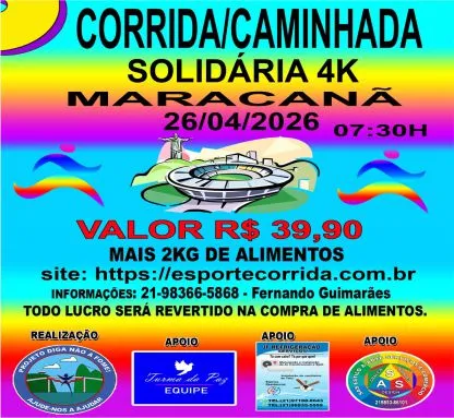 Corrida e Caminhada Solidária - Etapa Maracanã