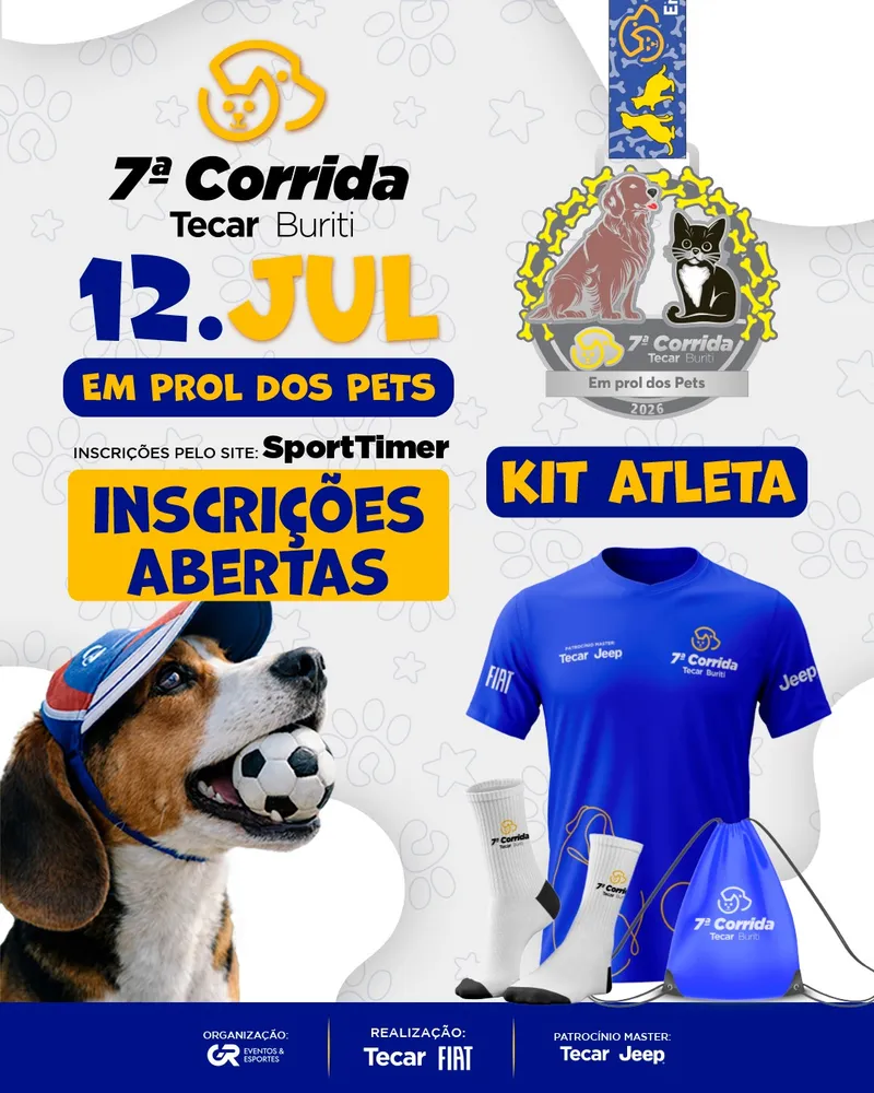 7ª Corrida Tecar Buritis - Em Prol do Pets