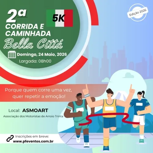 2ª Corrida e Caminhada Bella Cittá