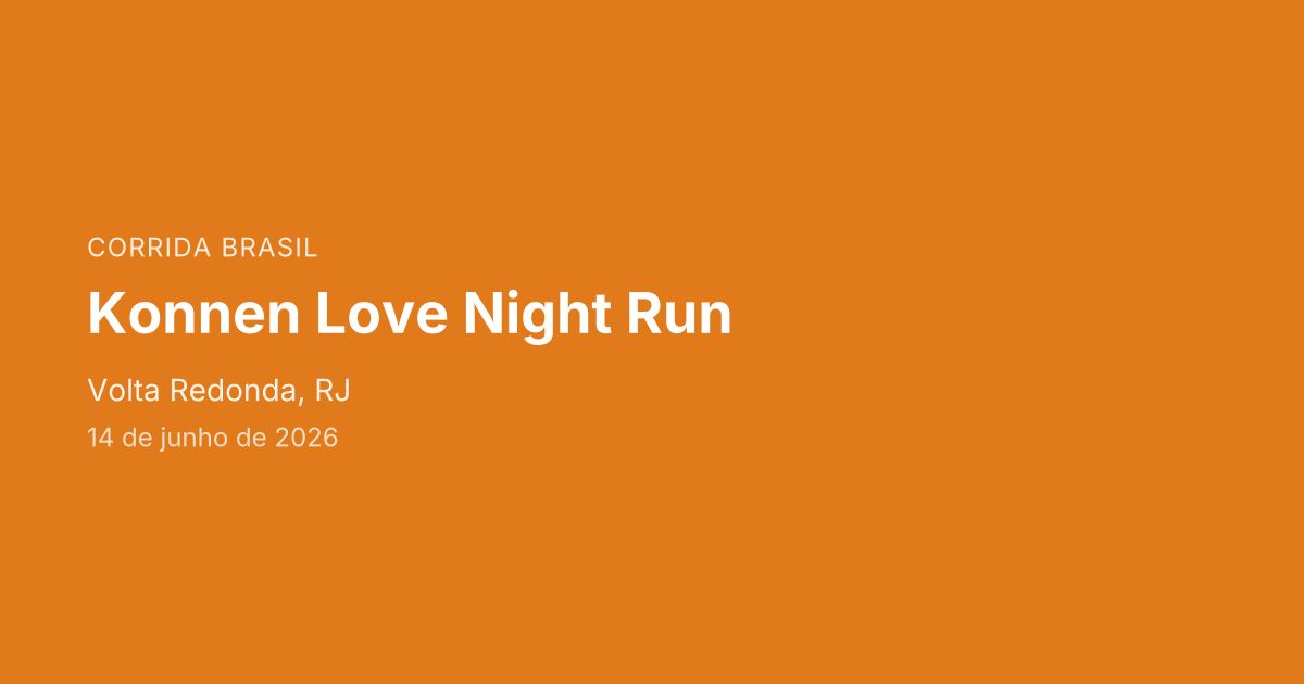 Konnen Love Night Run