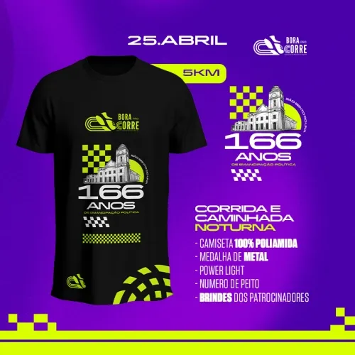 Corrida Bora pro Corre 166 Anos