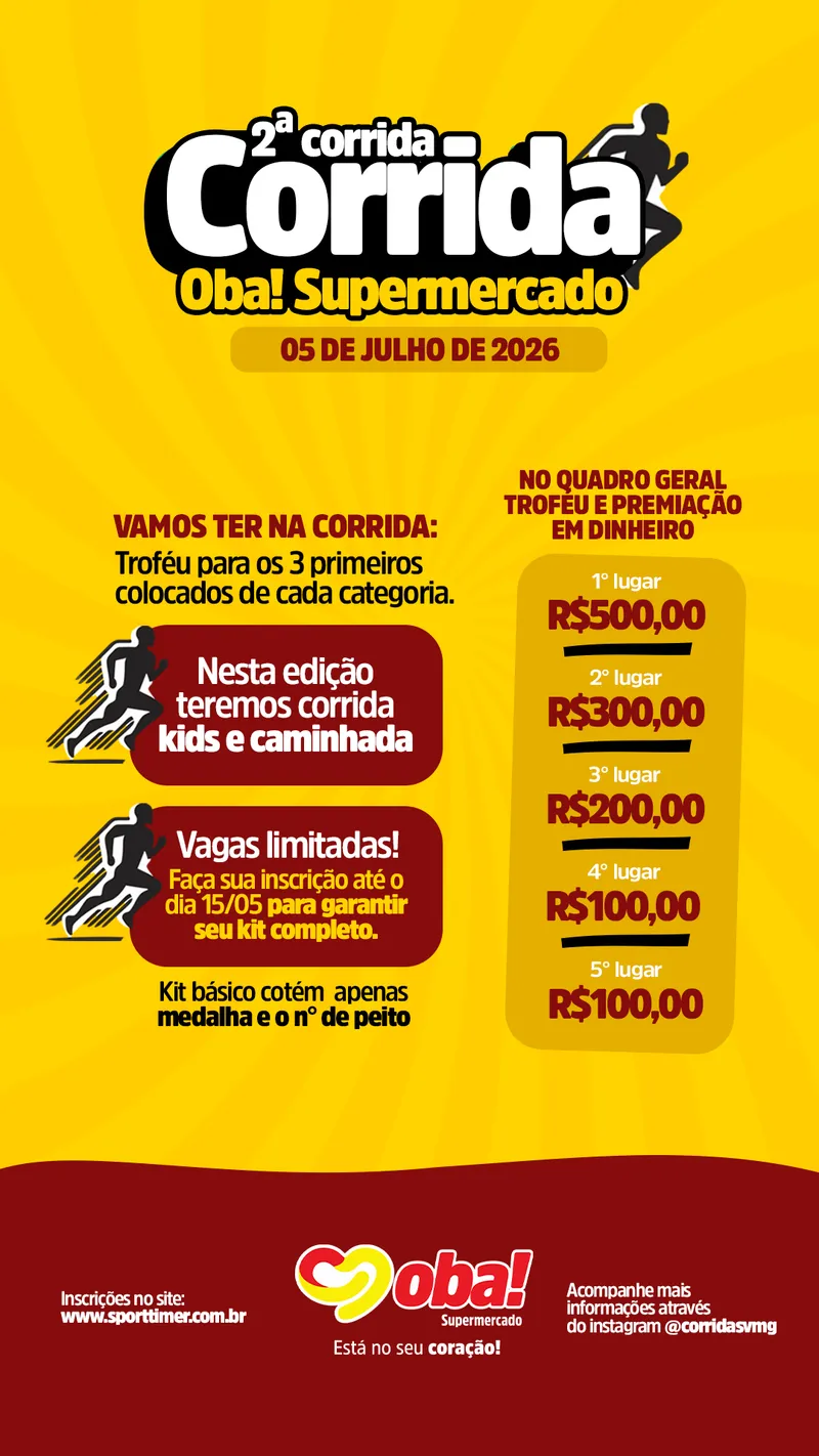 2ª Corrida Oba! Supermercado