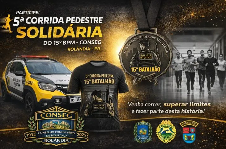 5ª Corrida Solidária do 15° Batalhão da Polícia Militar