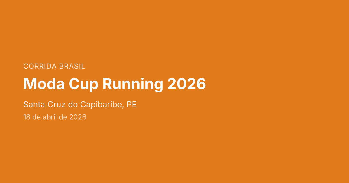 Moda Cup Running