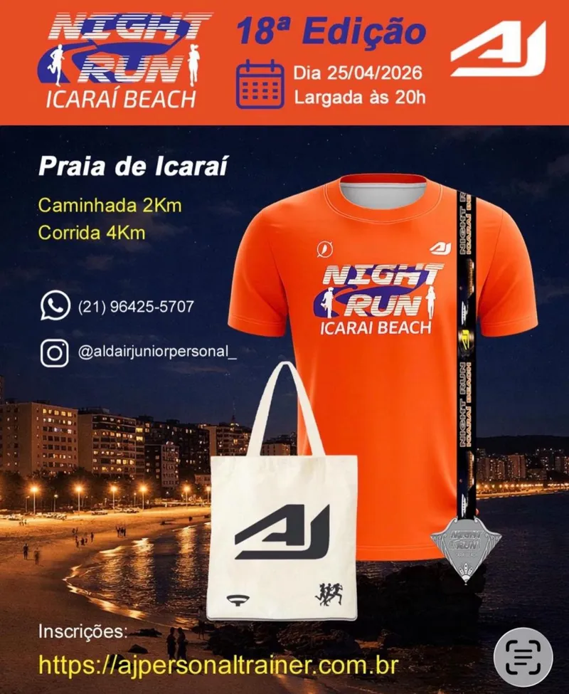 Night Run Icaraí Beach - 18ª Edição Niterói