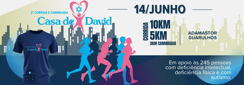 2ª Corrida e Caminhada Casa de David