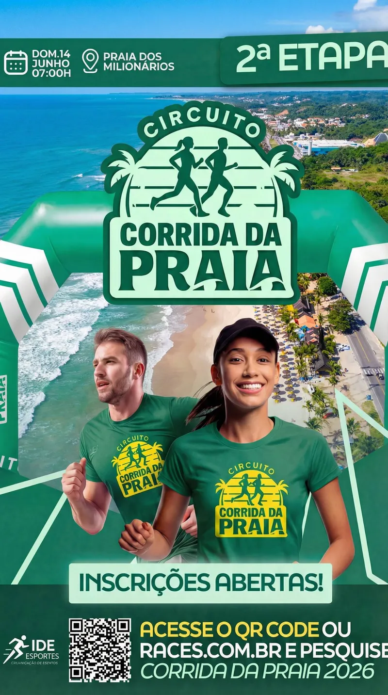 2a Etapa do Circuito Corrida da Praia Ilhéus/BA