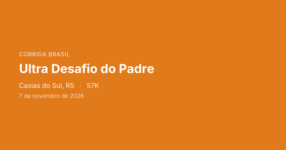 Ultra Desafio do Padre