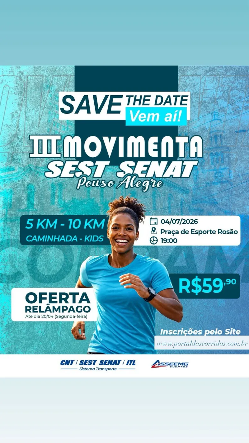Corrida e Caminhada Movimenta SESt SENAT