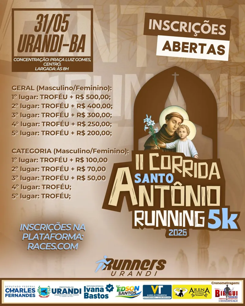 2a Corrida Santo Antônio Running Urandi Bahia