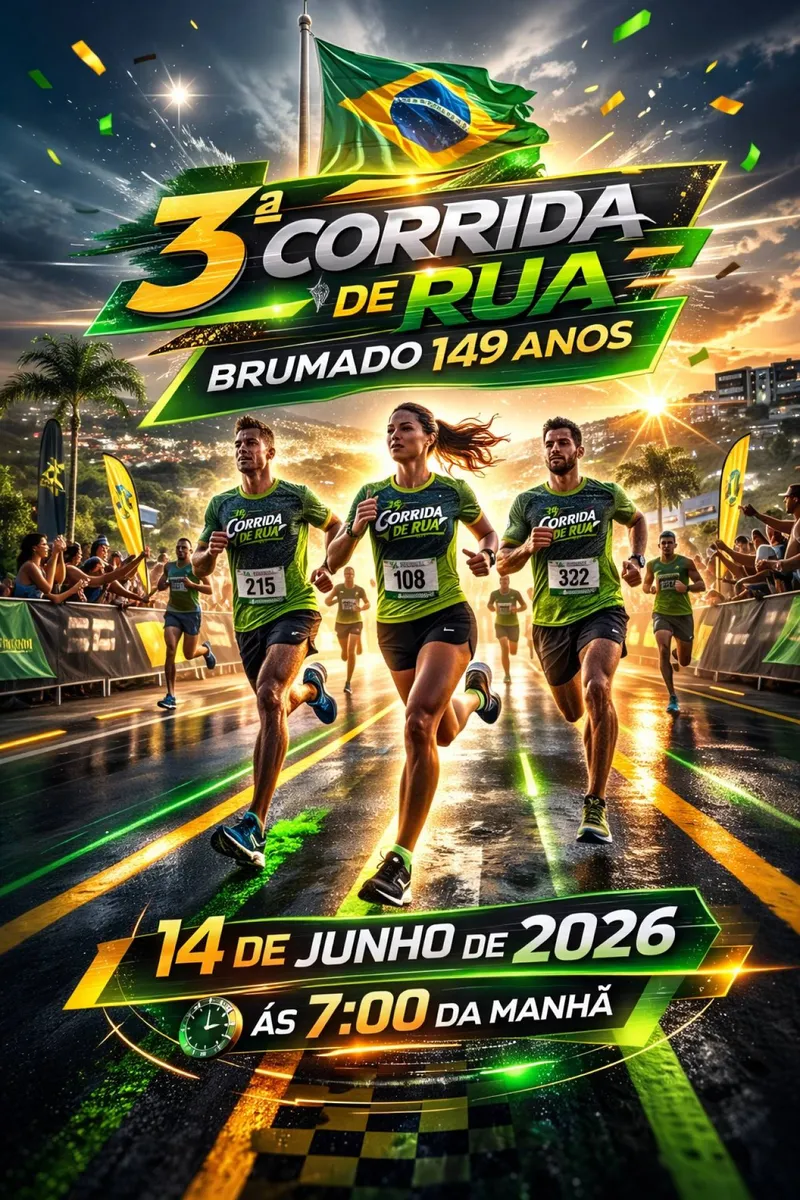 3ª Corrida de Rua Brumado 149 Anos